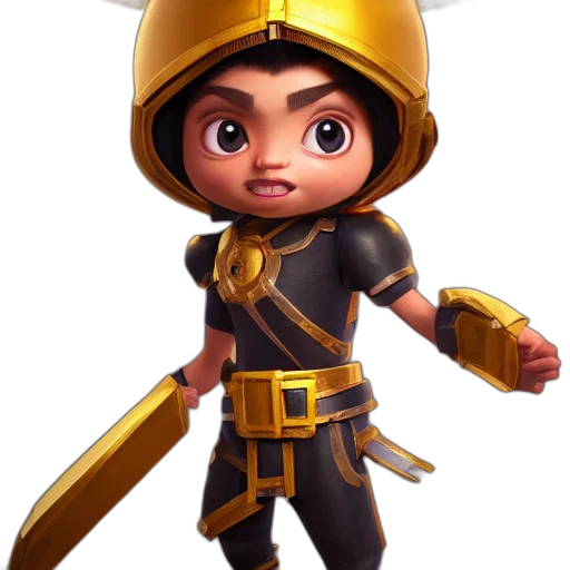 staff, weapon, concept art, 3d render, fantasy art, comic book art, golden, beautiful transparent PNG cut-out
