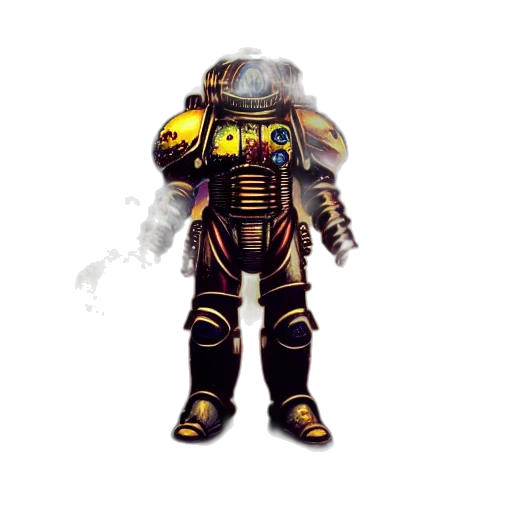 robot, creature, jacket, weapon transparent PNG cut-out