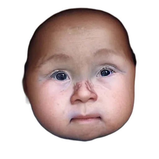 face, mask, creature, hair transparent PNG cut-out