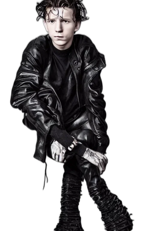 jacket, staff, weapon, face transparent PNG cut-out