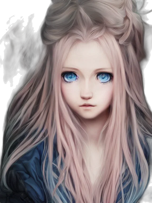 face, hair, dragon, creature transparent PNG cut-out