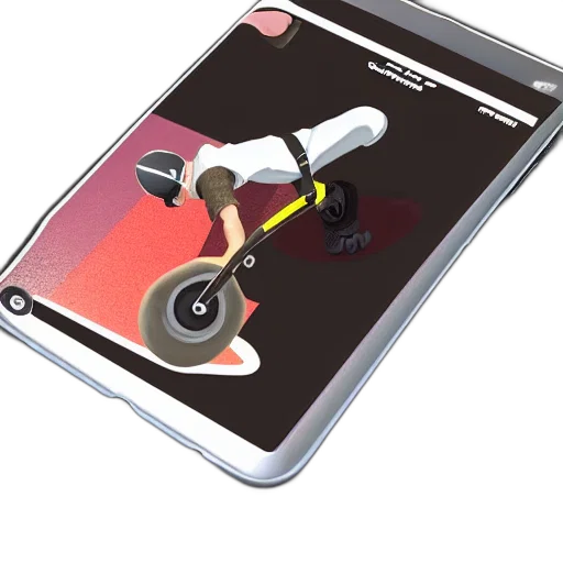weapon, concept art, 3d render, touchgrind, skate, but, have, phone transparent PNG cut-out