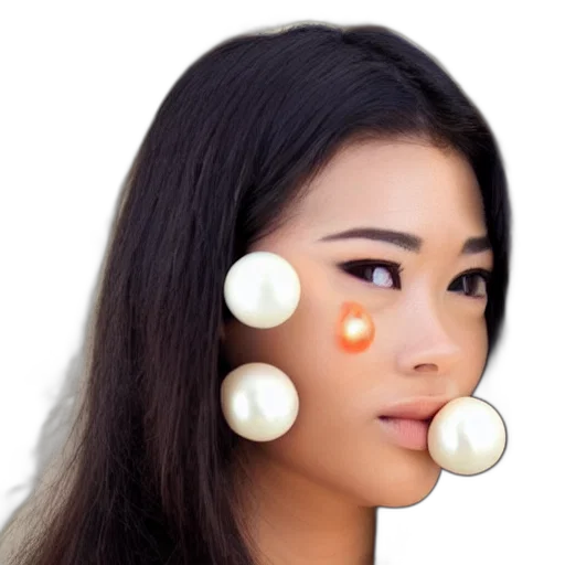 jewelry, face, mask, robot, photorealistic, 3d render, beautiful, covered transparent PNG cut-out