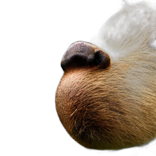 animal, hair, face, staff, photorealistic, 3d render, concept art, antropomorphic transparent PNG cut-out
