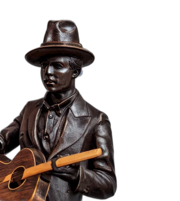 hat, photorealistic, photo, medium, shot, bronze, statue, young transparent PNG cut-out
