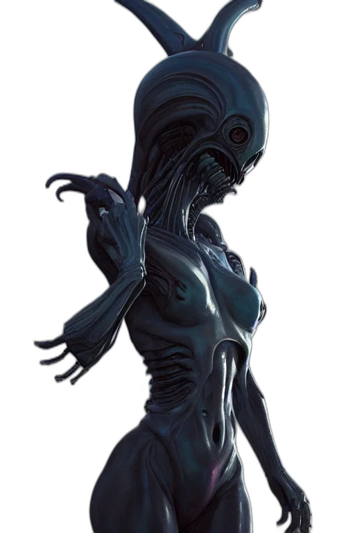 creature, robot, dress, face, concept art, 3d render, fantasy art, comic book art transparent PNG cut-out