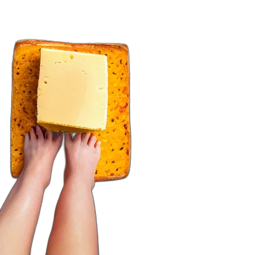 food, golden, foot, made transparent PNG cut-out