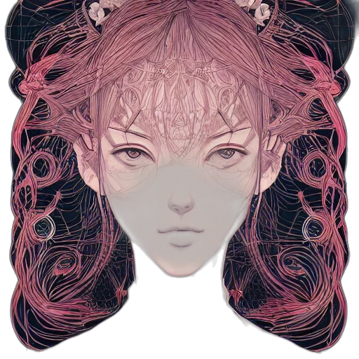 mask, face, crown, hair transparent PNG cut-out