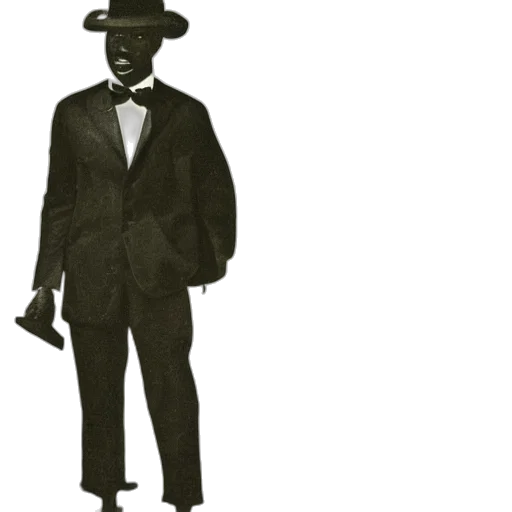 hat, staff, mask, jacket, concept art, vintage, photo, black transparent PNG cut-out