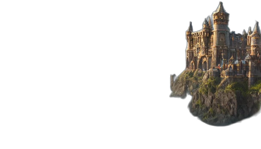 crown, building, dragon, weapon transparent PNG cut-out