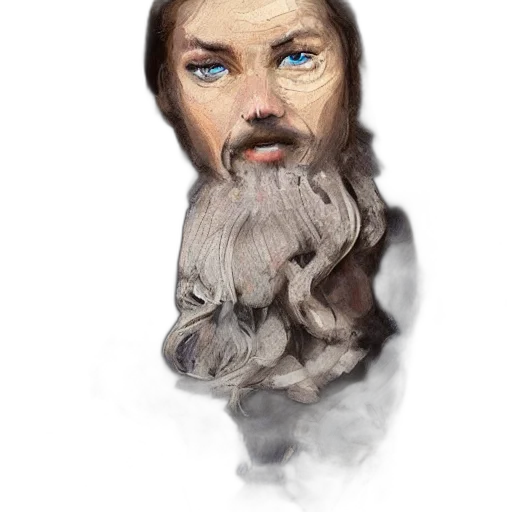 face, mask, creature, hair, photorealistic, fantasy art, concept art, 3d render transparent PNG cut-out