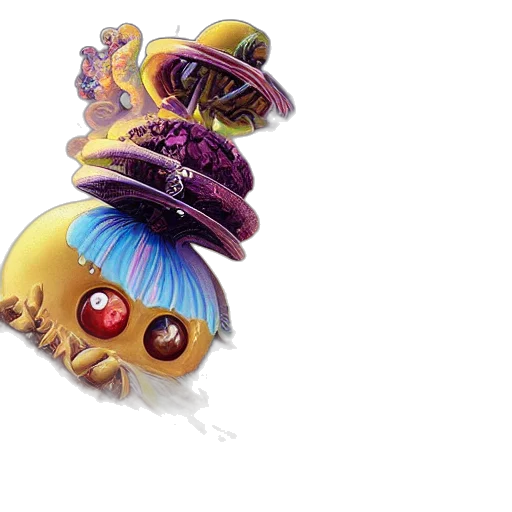 crown, jewelry, creature, weapon, concept art, 3d render, fantasy art, photorealistic transparent PNG cut-out
