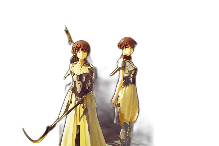 sword, staff, weapon, dress transparent PNG cut-out