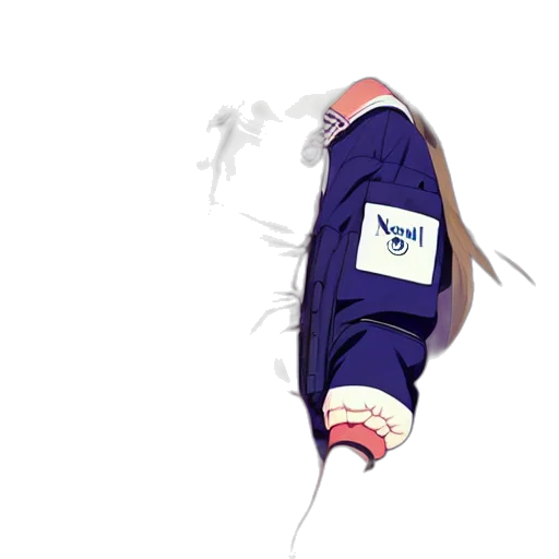 jacket, umbrella, weapon, staff, anime, concept art, watercolor, vaporwave transparent PNG cut-out