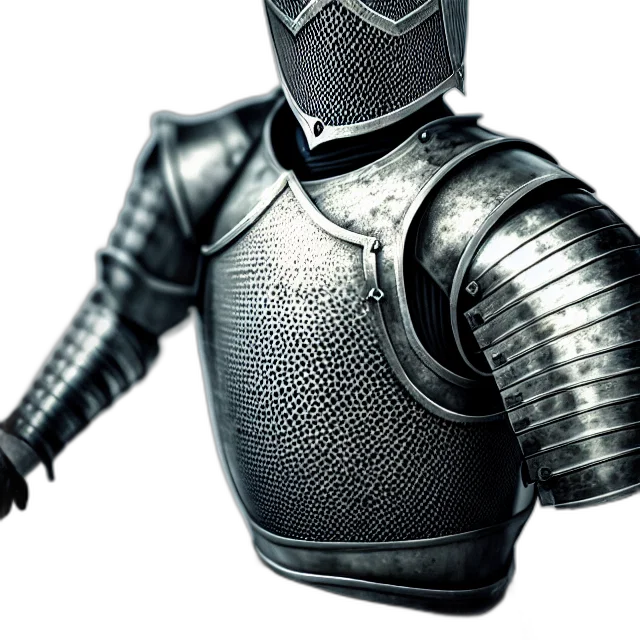 robot, sword, weapon, 3d render, concept art, photorealistic, knight, fit transparent PNG cut-out