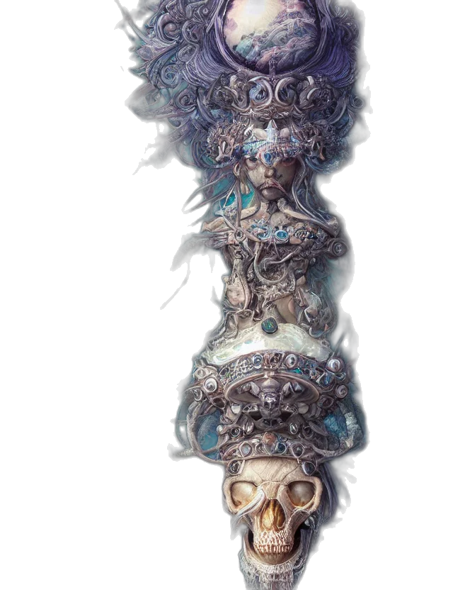 mask, crown, face, staff transparent PNG cut-out