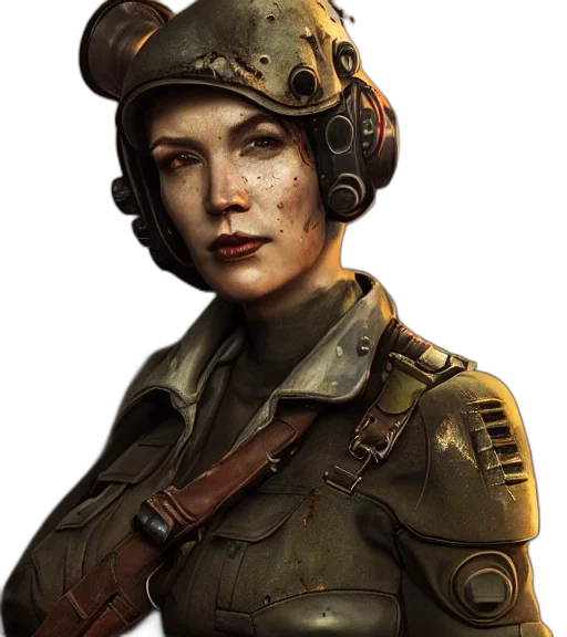 face, hat, staff, concept art, photorealistic, fantasy art, comic book art, fallout transparent PNG cut-out