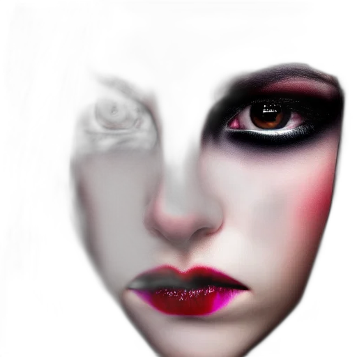 face, mask, photorealistic, fantasy art transparent PNG cut-out