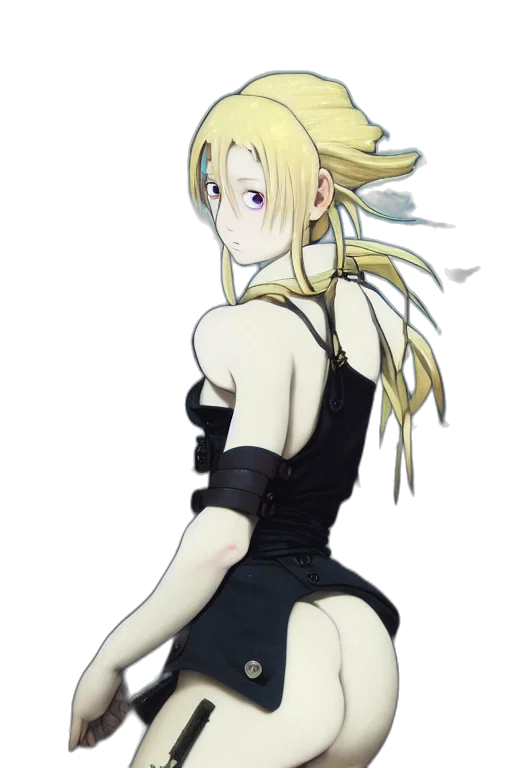 dress, staff, concept art, anime, cartoon, pixel art, monochrome, baroque transparent PNG cut-out