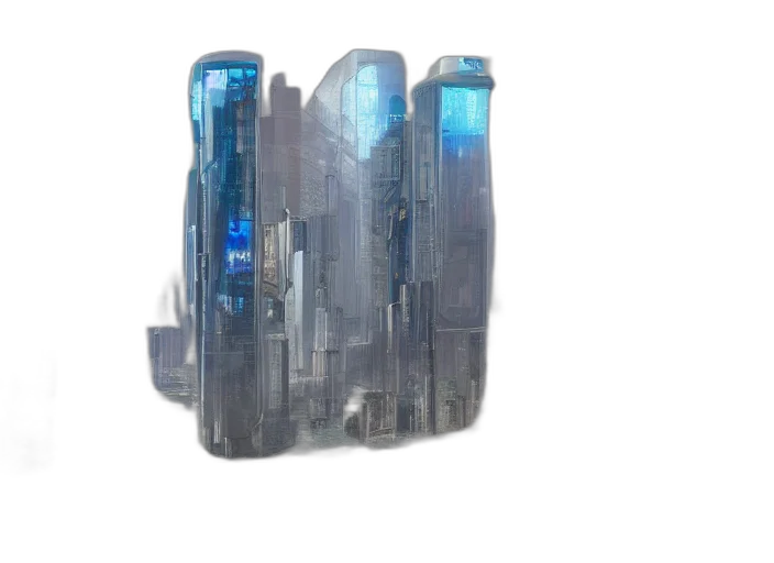 bottle, weapon, jacket, jewelry, cyberpunk, 3d render, concept art, vaporwave transparent PNG cut-out