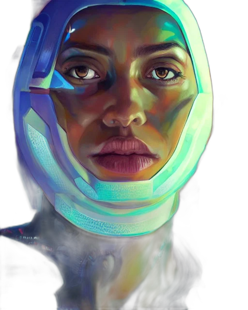 face, mask, robot, concept art transparent PNG cut-out