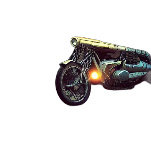car, weapon, concept art, 3d render, pixel art, cyberpunk, retro, futuristic transparent PNG cut-out