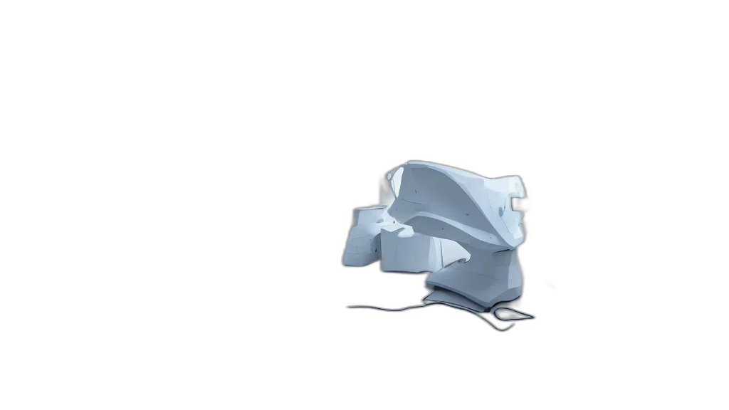 robot, hat, weapon, crown, 3d render, concept art, pixel art, photorealistic transparent PNG cut-out