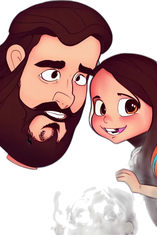 cartoon, concept art, comic book art, anime transparent PNG cut-out