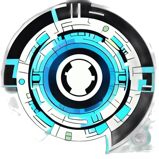 robot, concept art, 3d render, cyberpunk transparent PNG cut-out