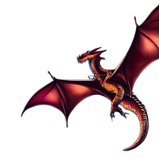 dragon, animal, staff, creature transparent PNG cut-out