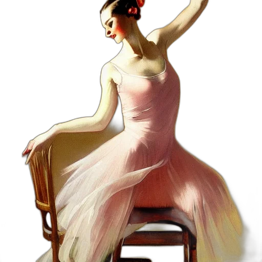 dress, staff, furniture, crown, oil painting, photorealistic, concept art, fantasy art transparent PNG cut-out