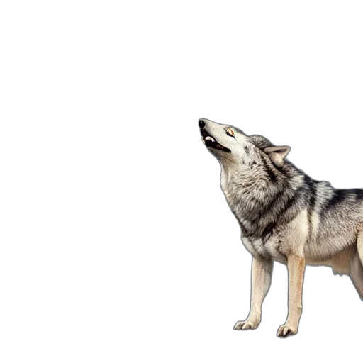 animal, creature, 3d render, photorealistic transparent PNG cut-out
