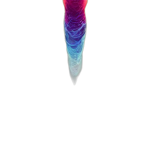 sword, weapon, umbrella, staff, vaporwave, 3d render, concept art, watercolor transparent PNG cut-out