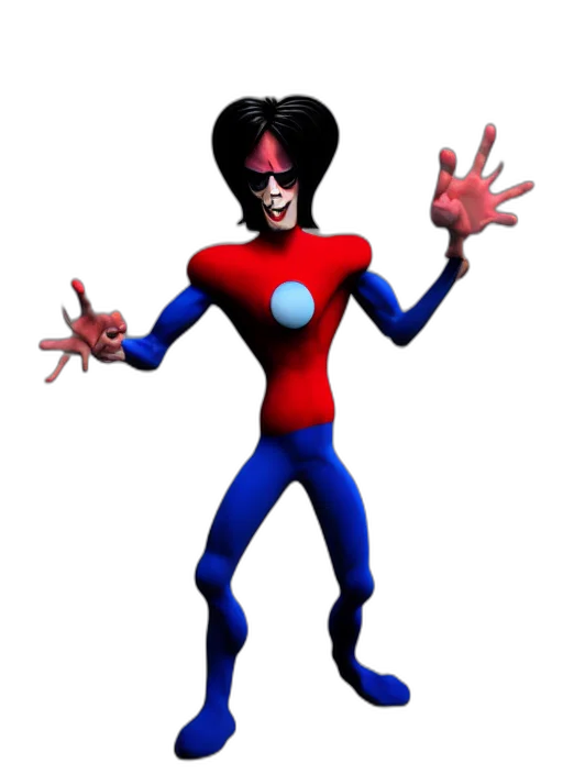 creature, robot, hair, mask transparent PNG cut-out