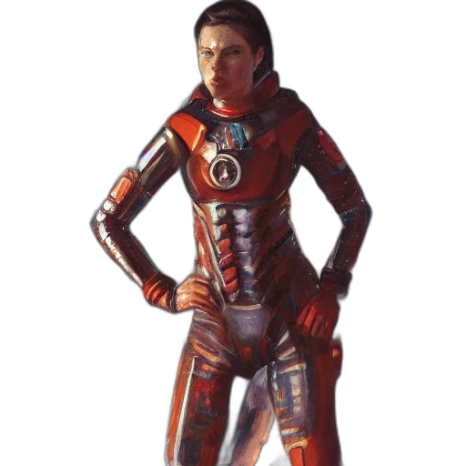 robot, jacket, concept art, 3d render transparent PNG cut-out