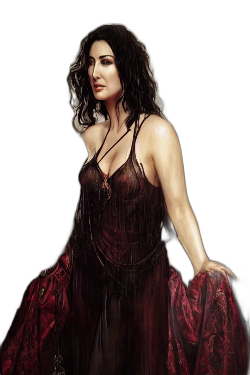 dress, fantasy art, photorealistic, concept art transparent PNG cut-out