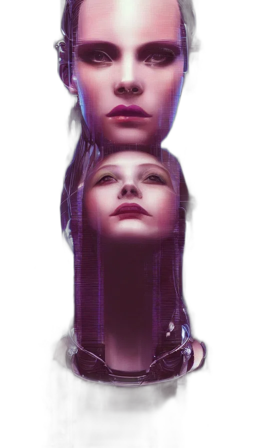 robot, face, crown, mask transparent PNG cut-out