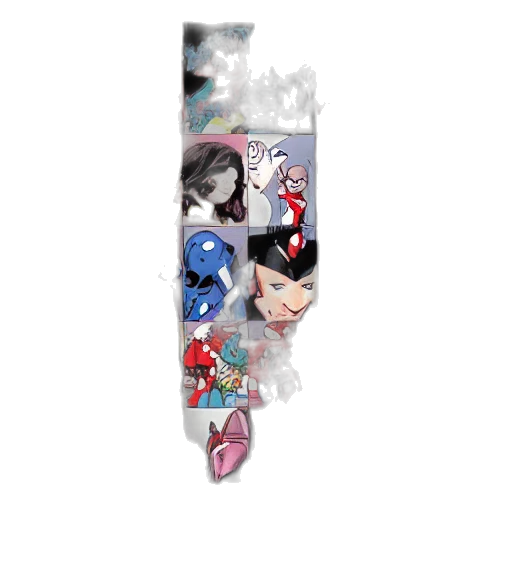 staff, jewelry, umbrella, mask transparent PNG cut-out