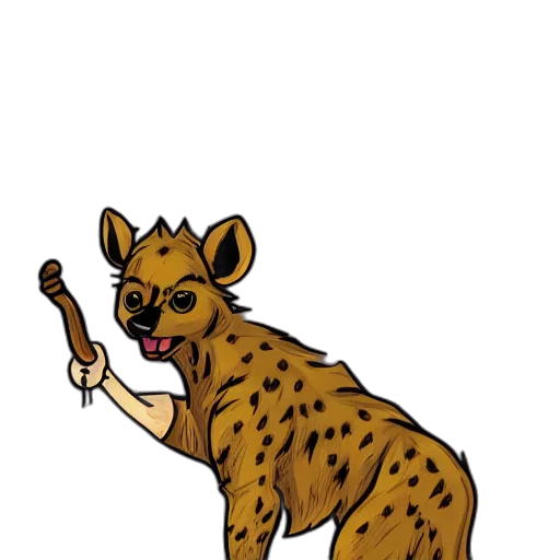 animal, staff, creature, cartoon transparent PNG cut-out