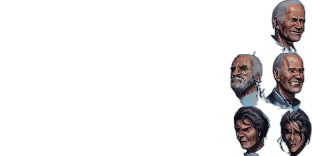 staff, robot, face, hair transparent PNG cut-out