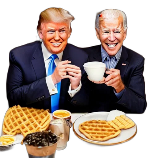 food, photograph, trump, biden transparent PNG cut-out