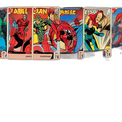 comic book art, tradind, card, game, marvel, comics, illustration transparent PNG cut-out