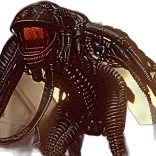 creature, animal, robot, mask, concept art, 3d render, photorealistic, outer space transparent PNG cut-out
