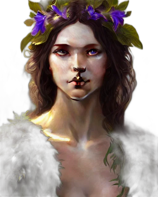face, crown, jewelry, mask, fantasy art, concept art, photorealistic, oil painting transparent PNG cut-out