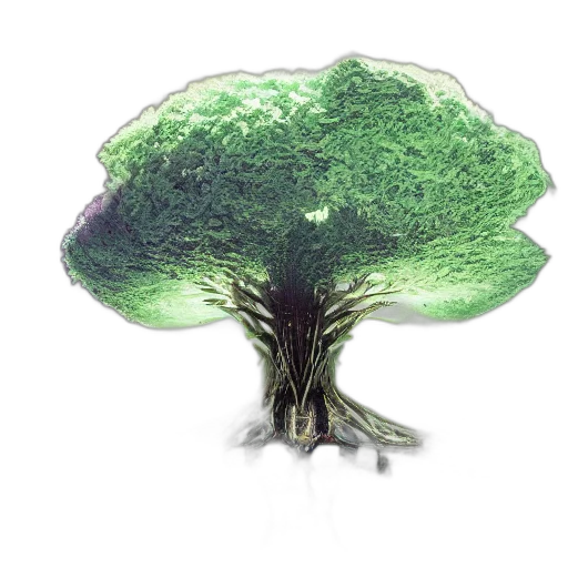 tree, crown, hair, creature, concept art, 3d render, photorealistic, fantasy art transparent PNG cut-out