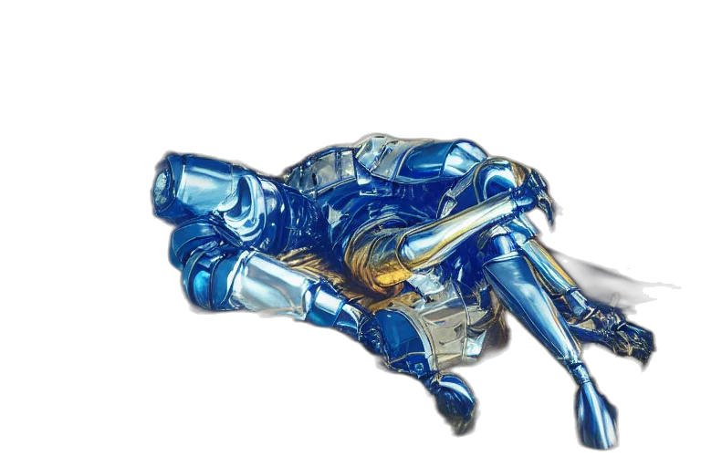 robot, jewelry, weapon, crown transparent PNG cut-out