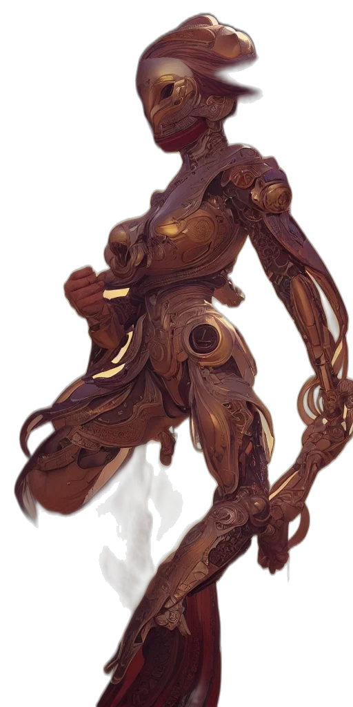 robot, staff, weapon, mask transparent PNG cut-out