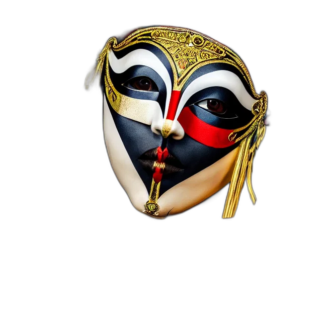 mask, face, jewelry, 3d render, photorealistic, concept art, photo, beautiful transparent PNG cut-out