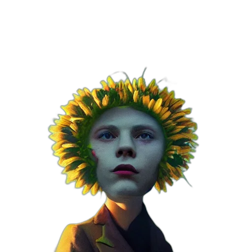 crown, flower, mask, hat transparent PNG cut-out