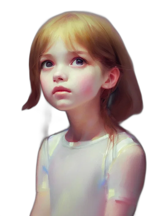 face, robot, dress, creature, photorealistic, oil painting, concept art, fantasy art transparent PNG cut-out